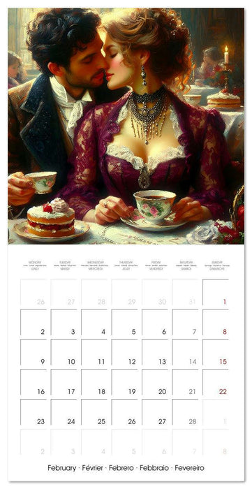 Teatime for two (CALVENDO Monthly Calendar 2026)