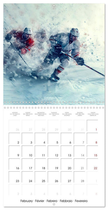 THE SPIRIT OF ICE HOCKEY (CALVENDO Monthly Calendar 2026)