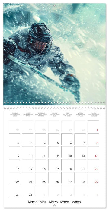 THE SPIRIT OF ICE HOCKEY (CALVENDO Monthly Calendar 2026)