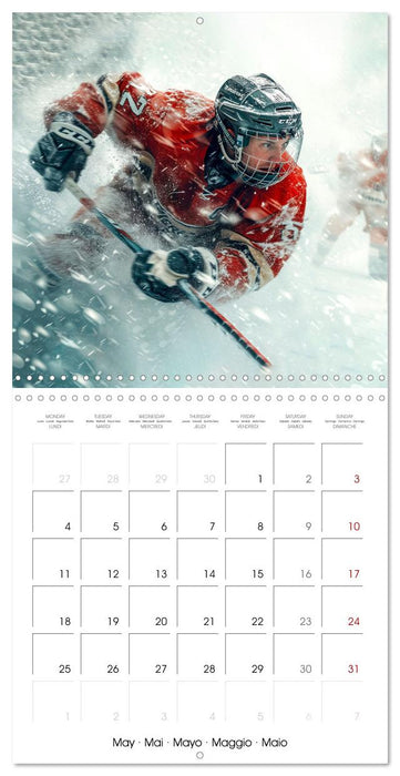 THE SPIRIT OF ICE HOCKEY (CALVENDO Monthly Calendar 2026)