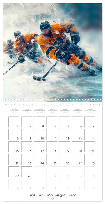THE SPIRIT OF ICE HOCKEY (CALVENDO Monthly Calendar 2026)