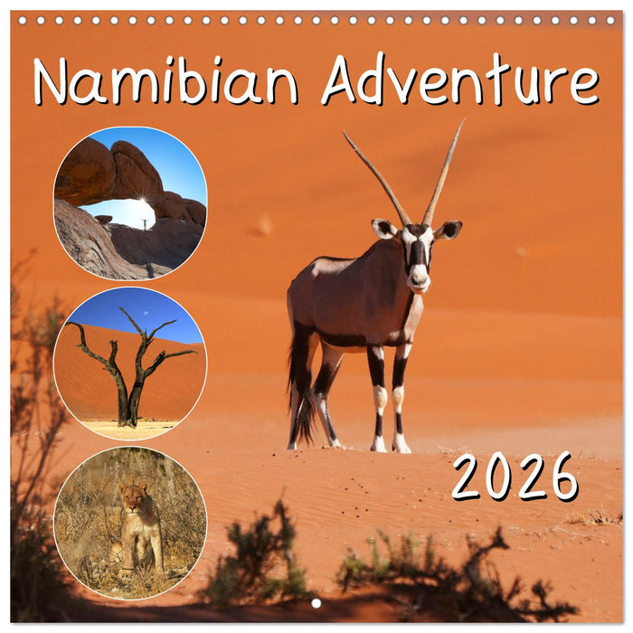 Namibian Adventure (CALVENDO Monthly Calendar 2026)