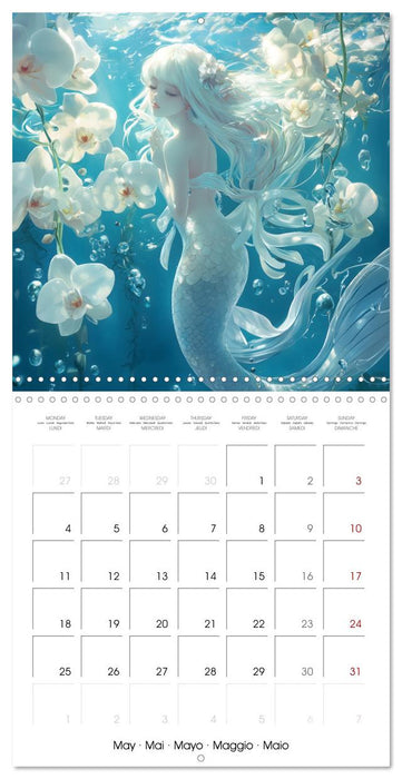 Mermaid Dreams - A Year of Enchanted Oceans (CALVENDO Monthly Calendar 2026)