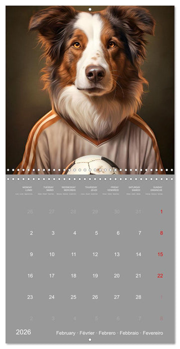 If dogs were humans (CALVENDO Monthly Calendar 2026)