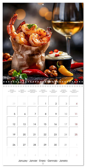 Fast Food Fiesta: 365 Days of Fast Food Delights (CALVENDO Monthly Calendar 2026)