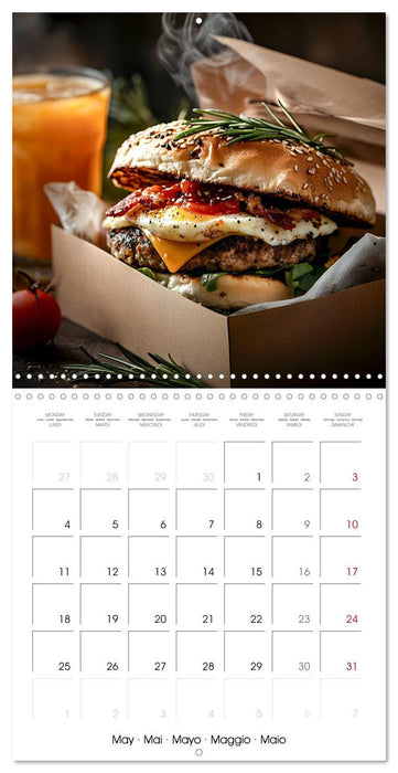 Fast Food Fiesta: 365 Days of Fast Food Delights (CALVENDO Monthly Calendar 2026)