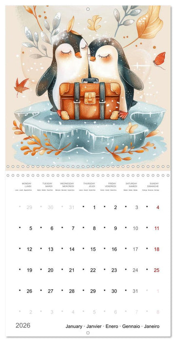 Through the year with love (CALVENDO Monthly Calendar 2026)