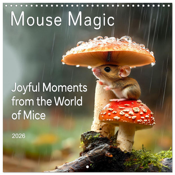 MOUSE MAGIC - Joyful Moments from the World of Mice (CALVENDO Monthly Calendar 2026)