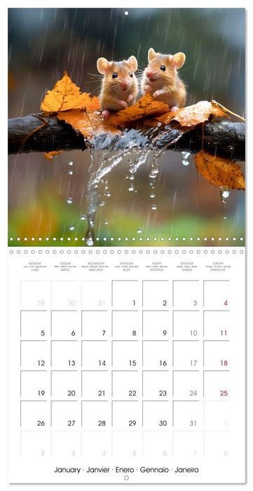 MOUSE MAGIC - Joyful Moments from the World of Mice (CALVENDO Monthly Calendar 2026)