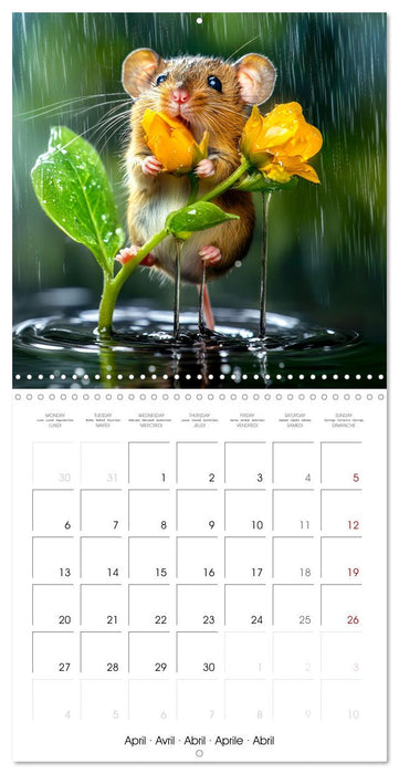 MOUSE MAGIC - Joyful Moments from the World of Mice (CALVENDO Monthly Calendar 2026)