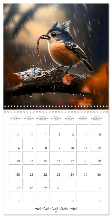 WILDLIFE IN THE ENCHANTED FOREST (CALVENDO Monthly Calendar 2026)