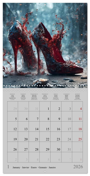 Enchanted by high heels - For shoe lovers (CALVENDO Monthly Calendar 2026)