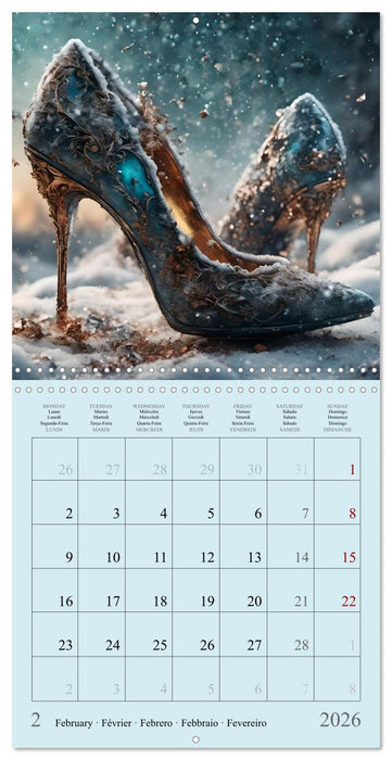 Enchanted by high heels - For shoe lovers (CALVENDO Monthly Calendar 2026)