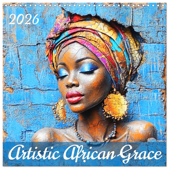 Artistic African Grace (CALVENDO Monthly Calendar 2026)