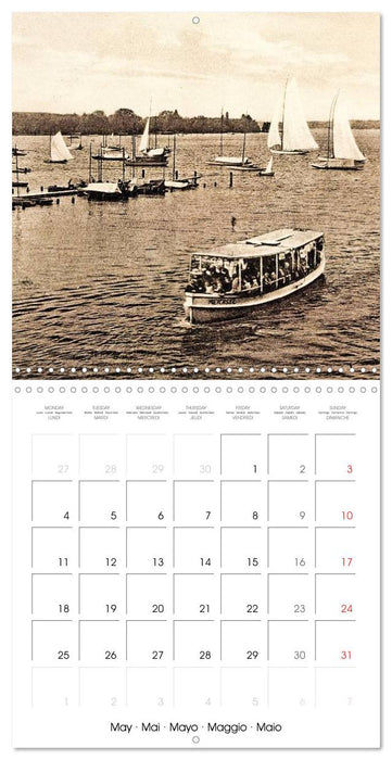 Bons baisers de Berlin : Cartes postales historiques de la ville (CALVENDO Calendrier mensuel 2026)