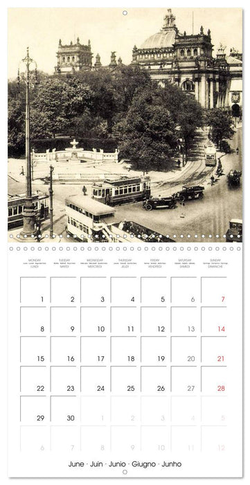 Bons baisers de Berlin : Cartes postales historiques de la ville (CALVENDO Calendrier mensuel 2026)