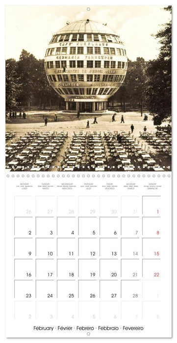 Souvenirs de Dresde : Cartes postales historiques de la ville (CALVENDO Calendrier mensuel 2026)