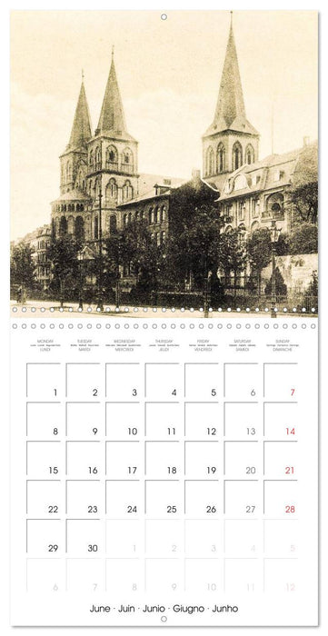 Cologne autrefois : Cartes postales historiques de la ville (CALVENDO Calendrier mensuel 2026)