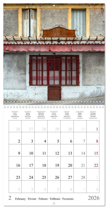 L'âme des boutiques oubliées (CALVENDO Calendrier mensuel 2026)