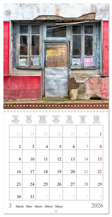 L'âme des boutiques oubliées (CALVENDO Calendrier mensuel 2026)