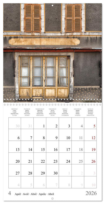 L'âme des boutiques oubliées (CALVENDO Calendrier mensuel 2026)
