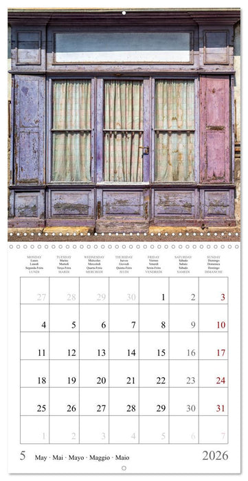 L'âme des boutiques oubliées (CALVENDO Calendrier mensuel 2026)