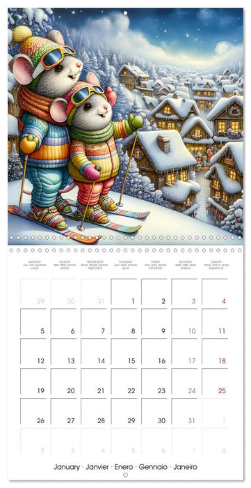 Mice dreams (CALVENDO Monthly Calendar 2026)