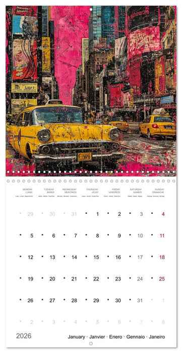 Pop Art New York (CALVENDO Monthly Calendar 2026)