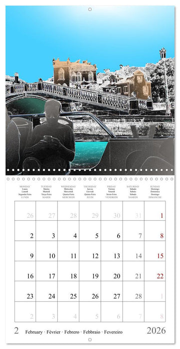 The city of bridges - Venice (CALVENDO Monthly Calendar 2026)