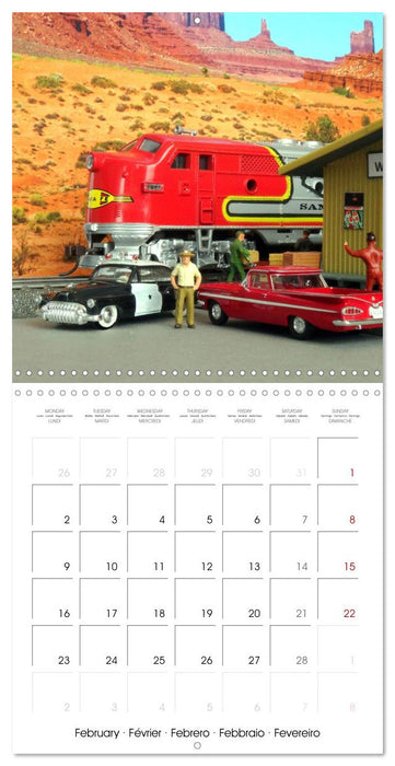 Vintage Model Cars (CALVENDO Monthly Calendar 2026)