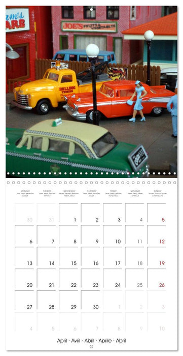 Vintage Model Cars (CALVENDO Monthly Calendar 2026)