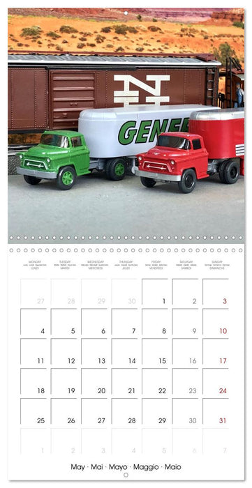 Vintage Model Cars (CALVENDO Monthly Calendar 2026)