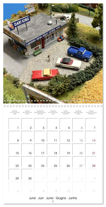 Vintage Model Cars (CALVENDO Monthly Calendar 2026)