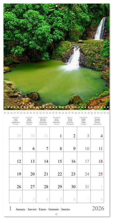 Dream destinations in the Caribbean (CALVENDO Monthly Calendar 2026)