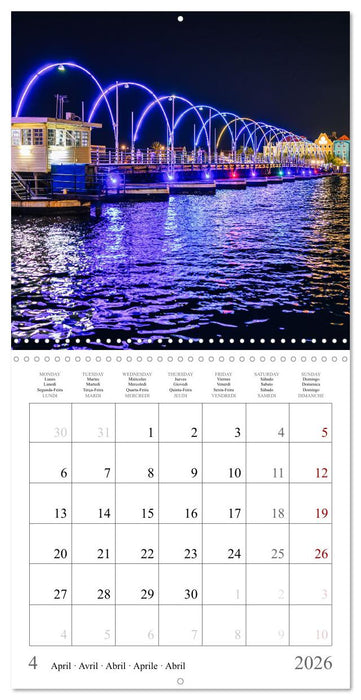 Dream destinations in the Caribbean (CALVENDO Monthly Calendar 2026)