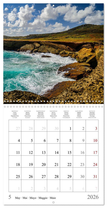 Dream destinations in the Caribbean (CALVENDO Monthly Calendar 2026)