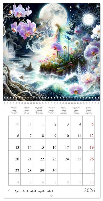 La nature féerique (CALVENDO Calendrier mensuel 2026)