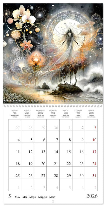 La nature féerique (CALVENDO Calendrier mensuel 2026)