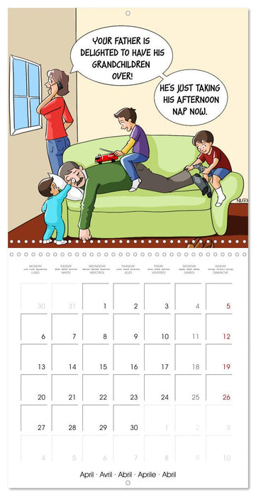 OK, Boomer - Cartoons (CALVENDO Monthly Calendar 2026)