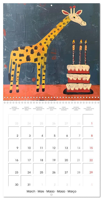 When Animals Celebrate (CALVENDO Monthly Calendar 2026)