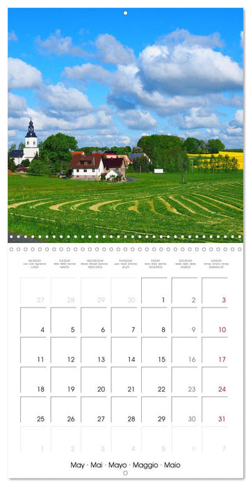 Saxony's rural idyll (CALVENDO Monthly Calendar 2026)