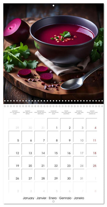 SEASONAL AI SOUPS (CALVENDO Monthly Calendar 2026)