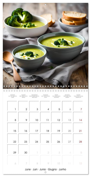 SEASONAL AI SOUPS (CALVENDO Monthly Calendar 2026)