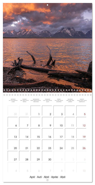 Teton National Park (CALVENDO Monthly Calendar 2026)
