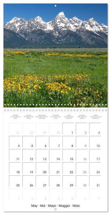Teton National Park (CALVENDO Monthly Calendar 2026)