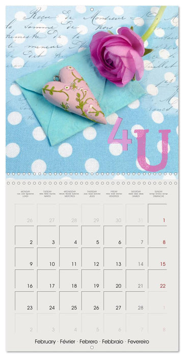 Special hearts in wonderful still lifes (CALVENDO Monthly Calendar 2026)
