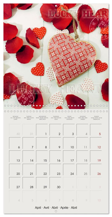 Special hearts in wonderful still lifes (CALVENDO Monthly Calendar 2026)