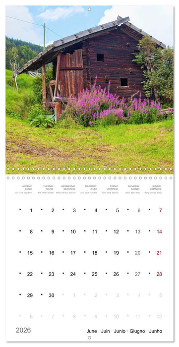 South Tyrol the last mills (CALVENDO Monthly Calendar 2026)