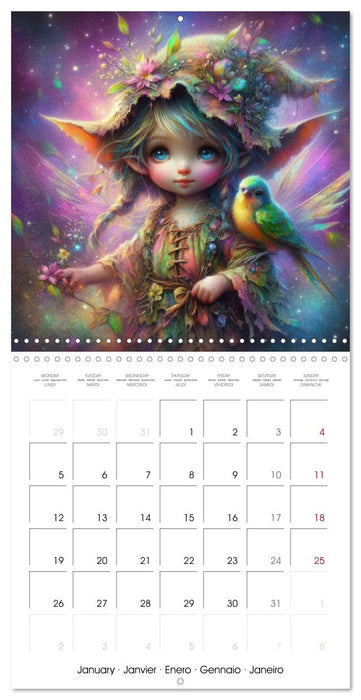Gentle Gnome Portraits - Whimsical Magic (CALVENDO Monthly Calendar 2026)