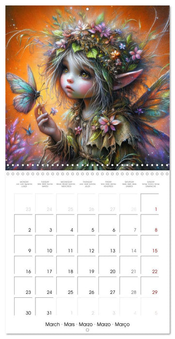 Gentle Gnome Portraits - Whimsical Magic (CALVENDO Monthly Calendar 2026)